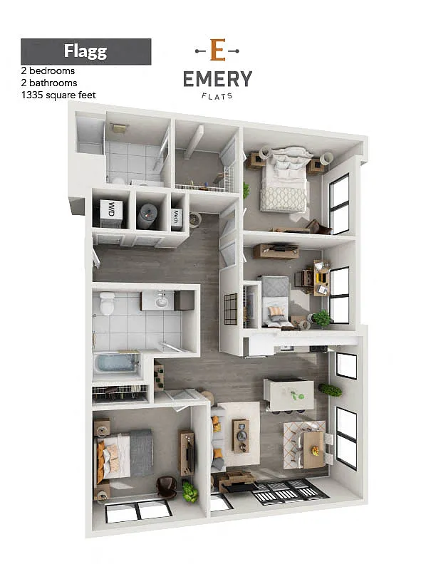 Floor plan Flagg