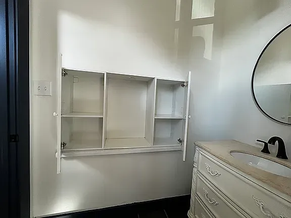 Built in bath storage