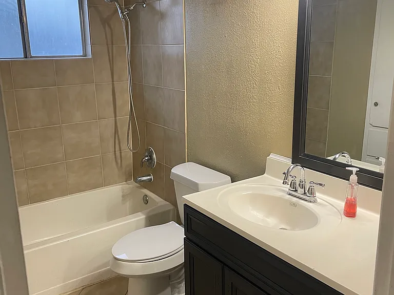 New vanity and mirror