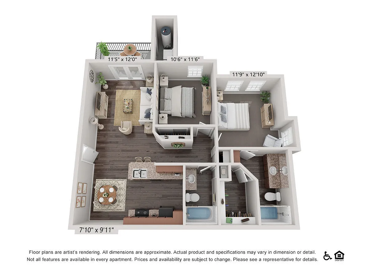 Floor plan B2-E