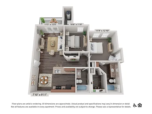 Floor plan B2-E