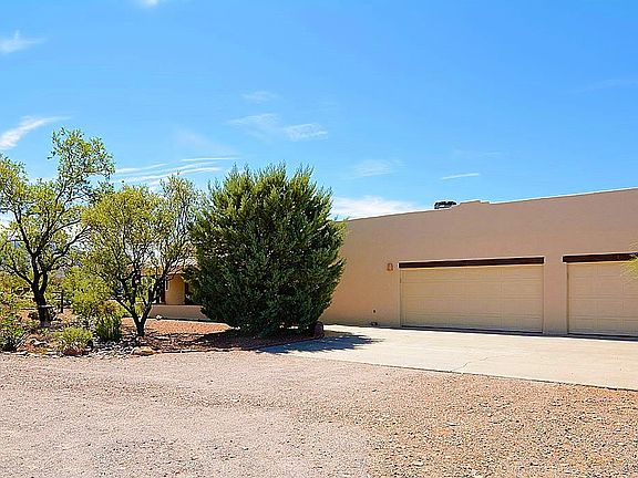 North side of home/garages 