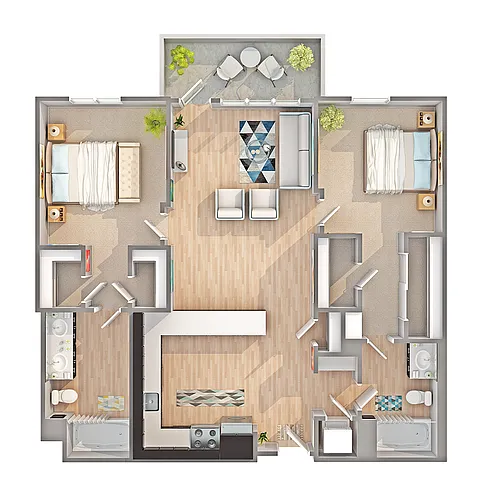 Floor plan B6