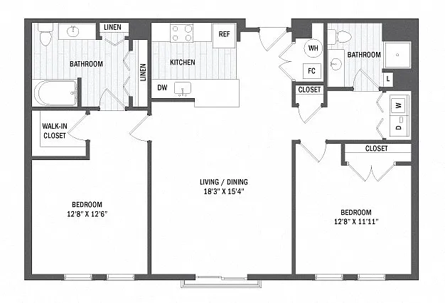 Floor plan B2 - Classic