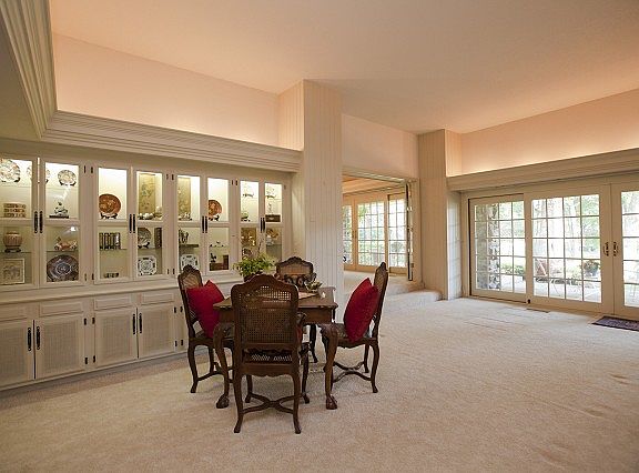Lighted cabinetry in Great Room.