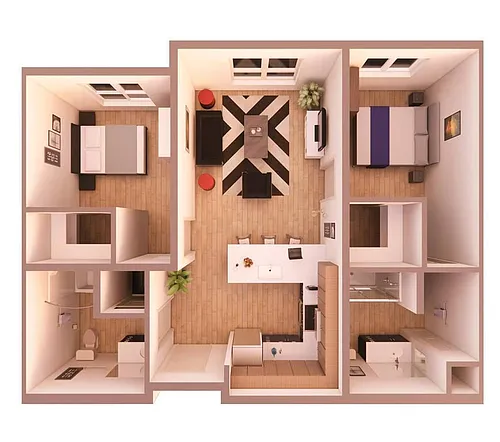 Floor plan Cosmopolitan