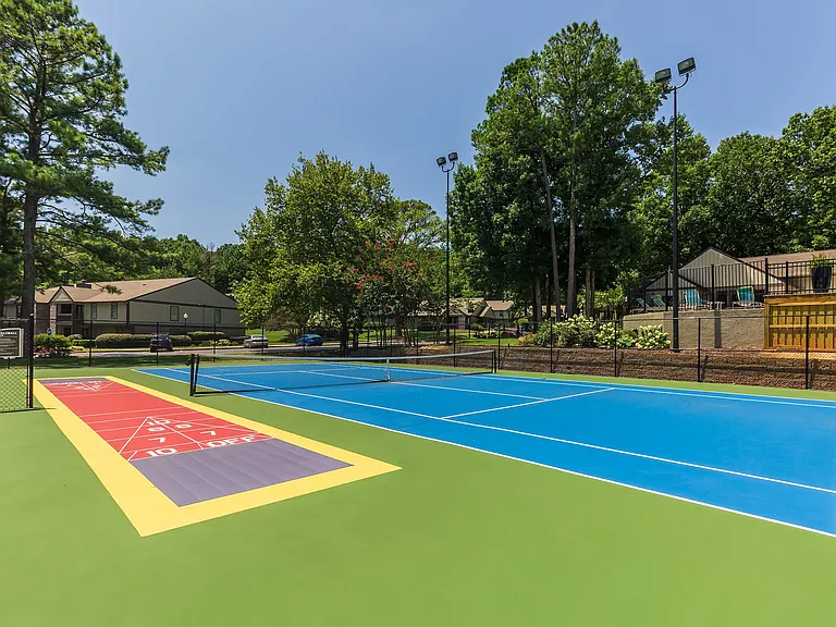 PLAY SHUFFLEBOARD AND BADMINTON