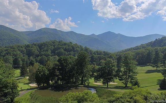 View from main level covered porch of Maggie Valley Club