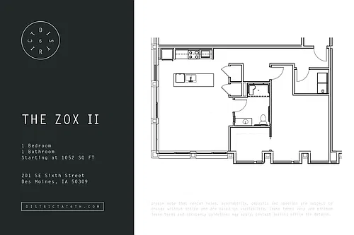 Floor plan Zox II