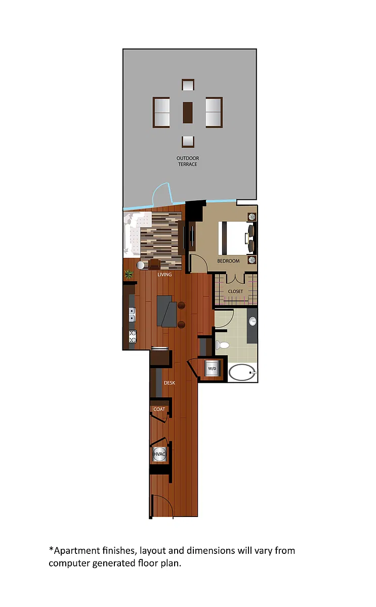 Floor plan A6 - Renovated