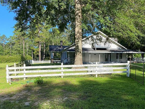 front of farmhouse