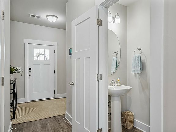 Entry Way Foyer with Half Bath