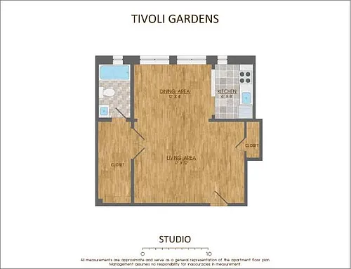 Floor plan STUDIO - S2A