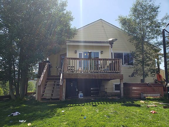 Back View - deck and hot tub