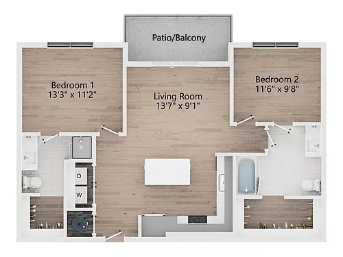 Floor plan B3