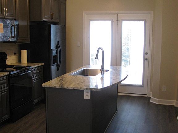 Kitchen - brand new - back door view