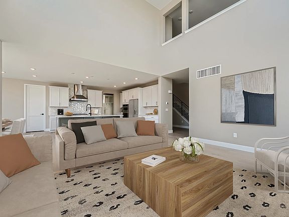 Rickie Plan Great Room Kitchen - Virtually Stage