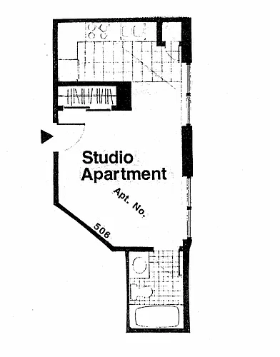 Floor plan Studio