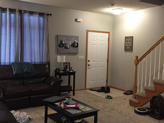 Front entry way and living room