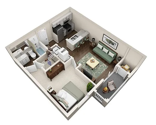 Floor plan A1R