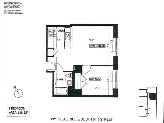 2nd image of 373 Wythe Ave APT 5A