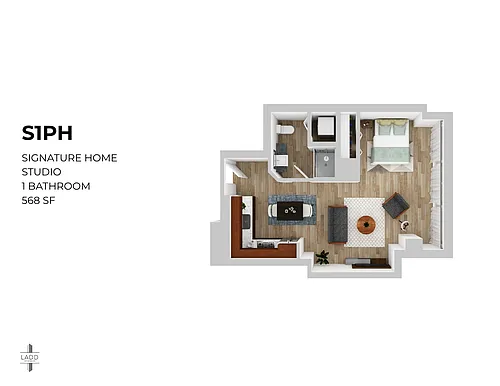 Floor plan Studio Penthouse