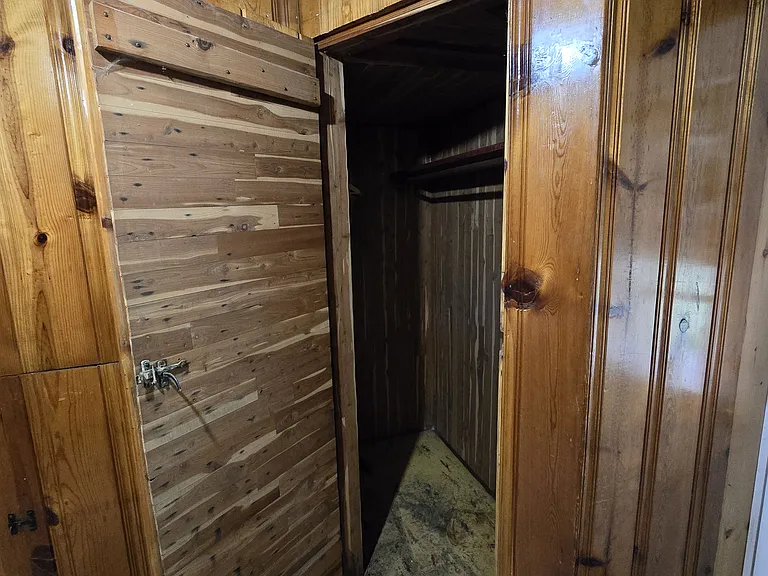 Cedar closet in basement