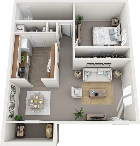 Floor plan Columbia - Renovated
