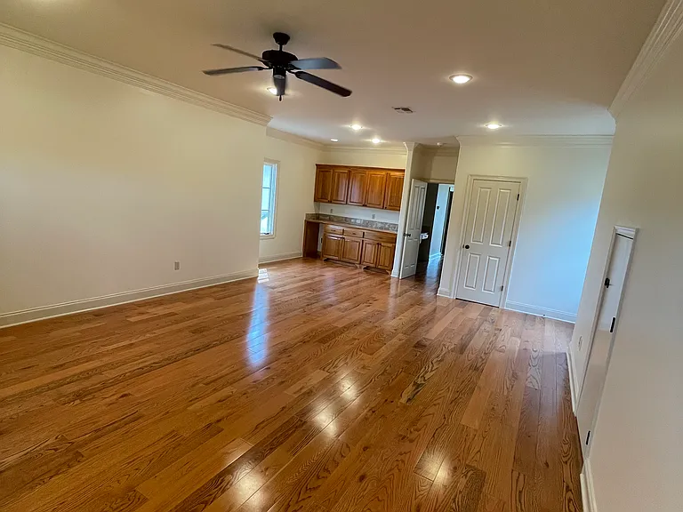 Bonus Room at top of stairs - Marble countertop with space for mini fridge - Closet