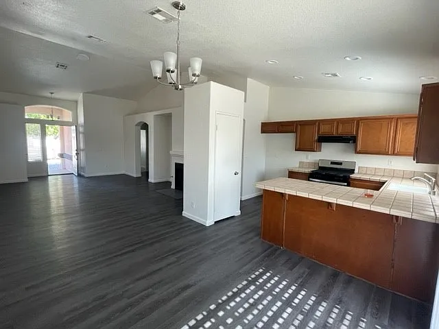 Kitchen and Living Room