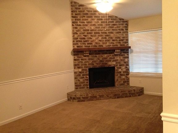 Family room with fireplace
