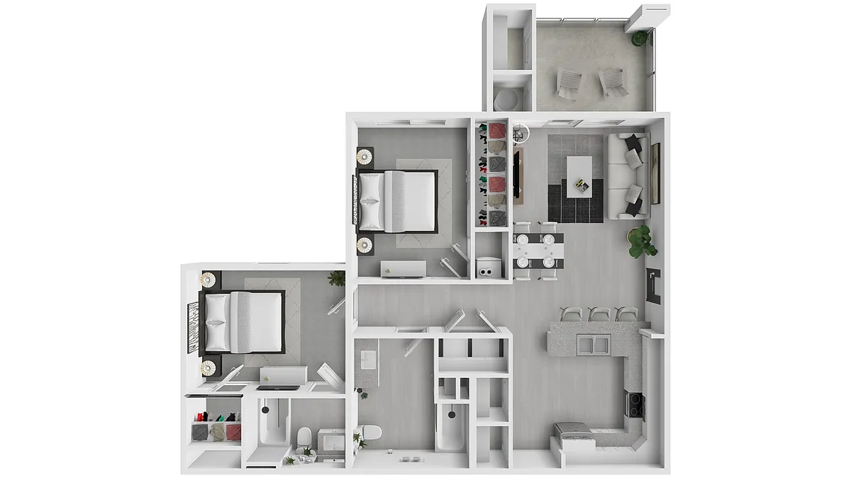 Floor plan 2X2