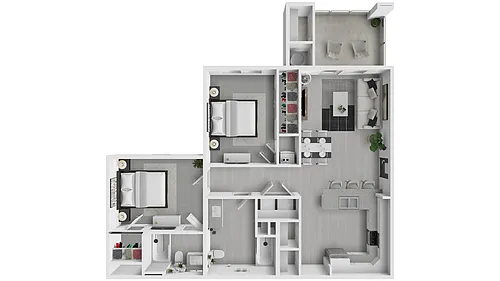 Floor plan 2X2
