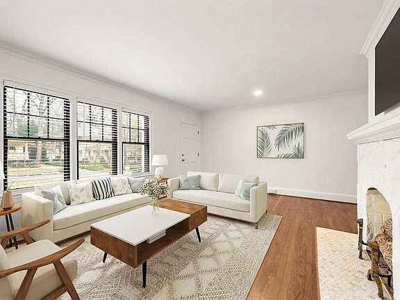 Living room facing out towards front door