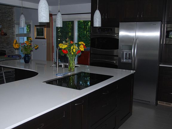 Induction Cooktop in Island.