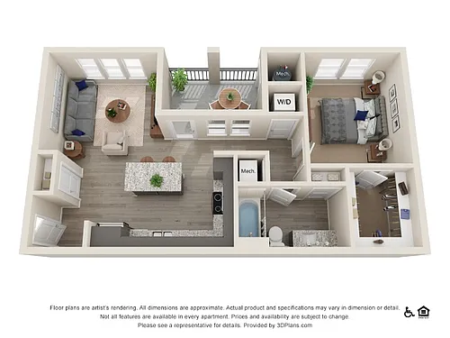 Floor plan 1B