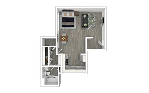 Floor plan Alcova - Renovated