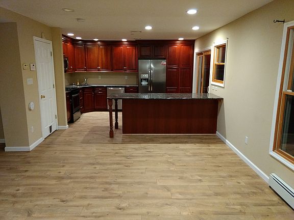Dining room opens to kitchen