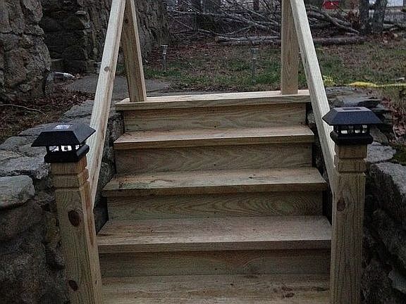 New rear steps to In-law