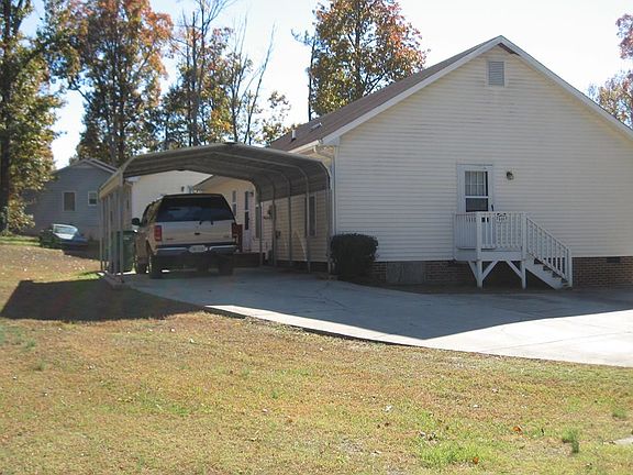Carport view of house