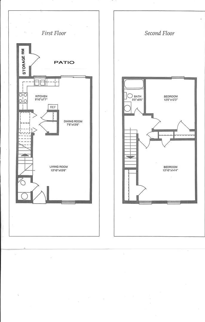 2 Bedroom, 1.5 Bath Townhouse — Photo 1