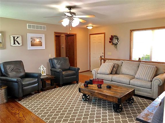 Living Room with new hardwood floors!