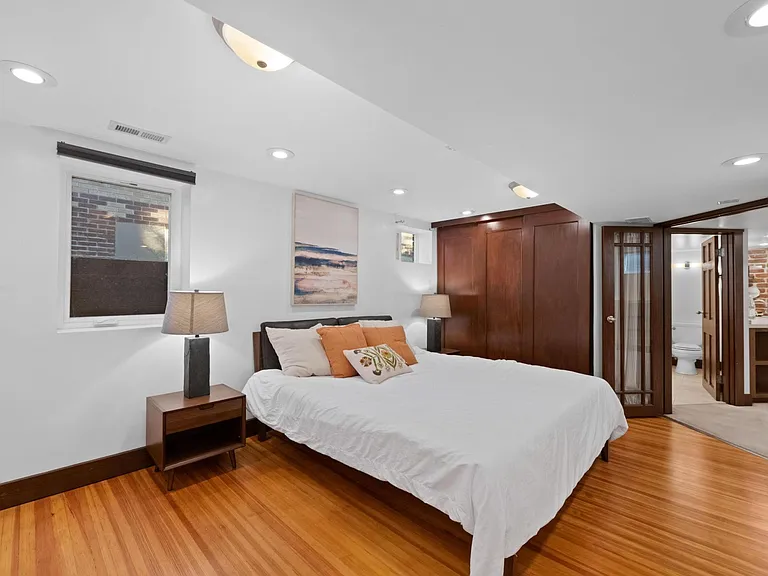 Basement level king bedroom