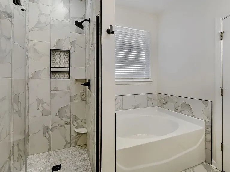 Newly renovated primary bathroom