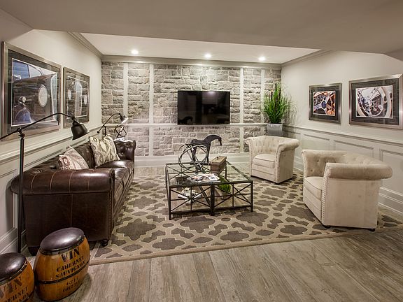 Basement sitting area