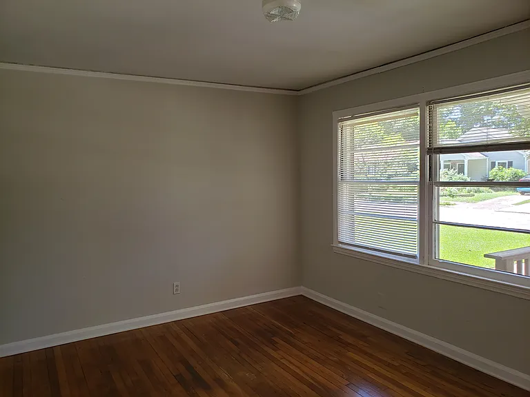 living room . freshly painted.