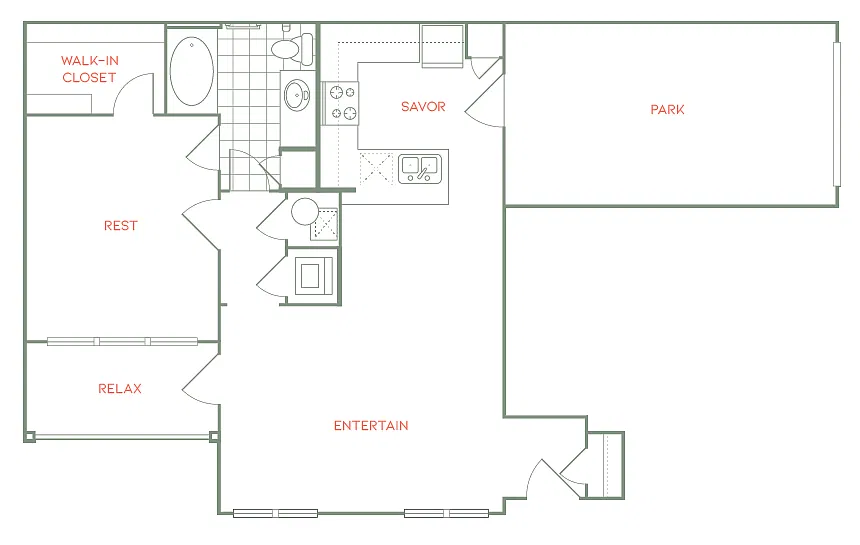 Floor plan A21