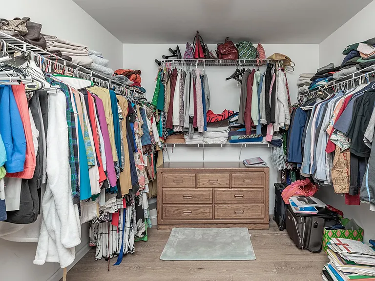 Massive master walk-in closet