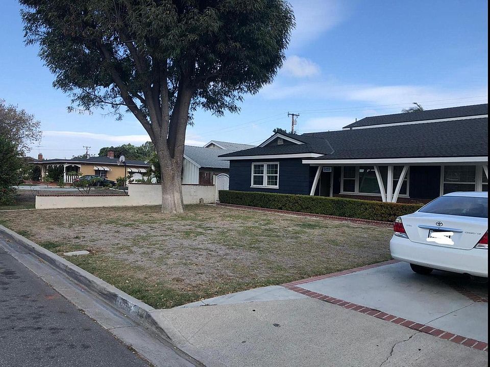 Front view and street parking