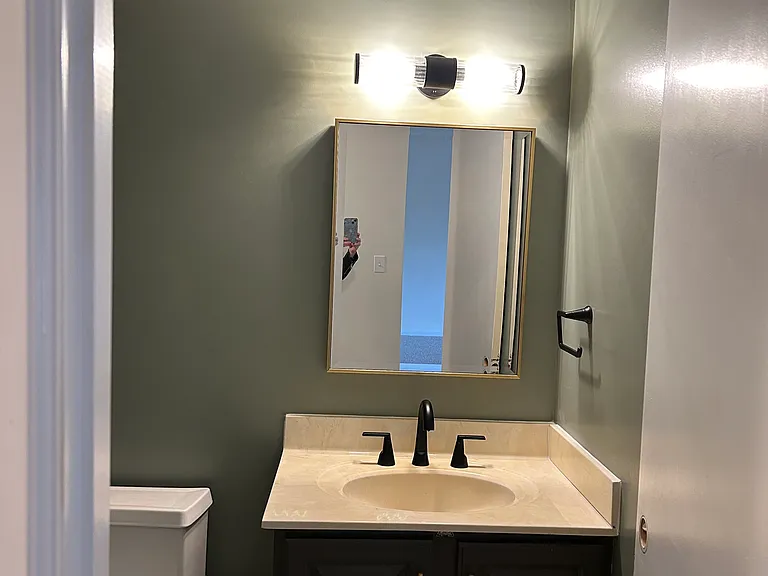 up-to-date half bath